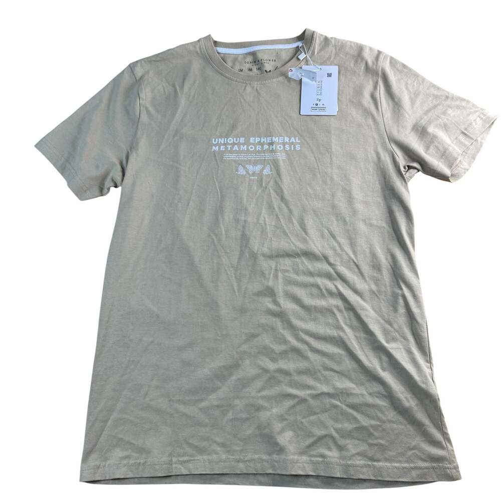 Denim & Flower Ricky Singh Unique Ephemeral Metamorphosis Graphic T-Shirt Medium